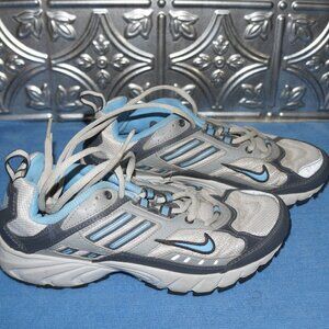 Nike Women's Size 8 Scramble TR2 Trail Running Sneakers Blue Leather Low Top
